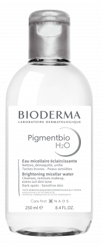 BIODERMA photo produit, Pigmentbio H2O F250ml eau micellaire taches brunes