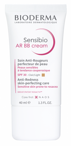 BIODERMA productfoto, Sensibio AR BB cream 40ml, crème voor huid met roodheid
