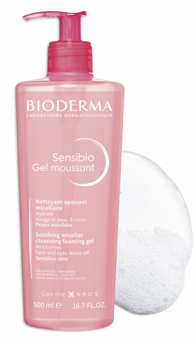 BIODERMA photo produit, Sensibio Gel moussant 500ml