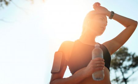 Une femme qui fait du sport