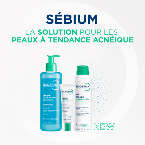 Sebium, la solution pour peaux à tendances acnéiques