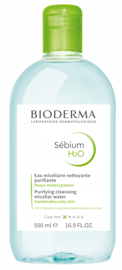 BIODERMA photo produit, Sebium H2O F500ml BIODERMA photo produit, Sebium H2O F500ml eau micellaire peau grasse