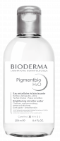 BIODERMA photo produit, Pigmentbio H2O F250ml eau micellaire taches brunes