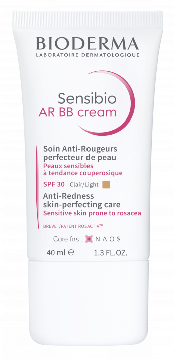 BIODERMA productfoto, Sensibio AR BB cream 40ml, crème voor huid met roodheid